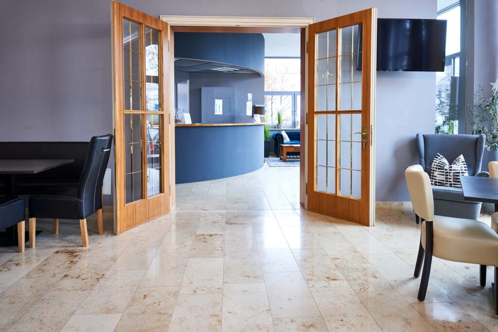 Eingangsbereich im Hotel Kirchheim