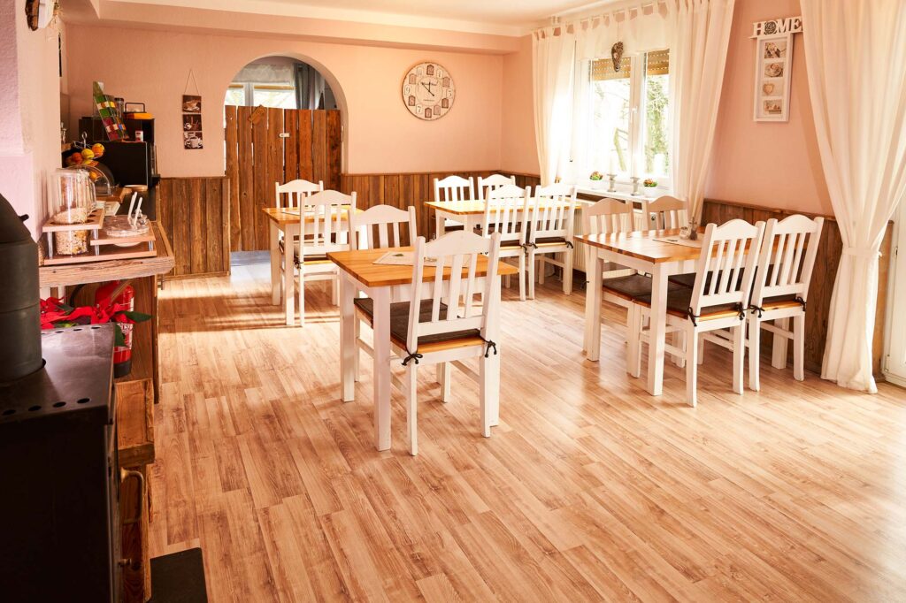 Esszimmer in der Pension Haus am Bach ARRIVEL